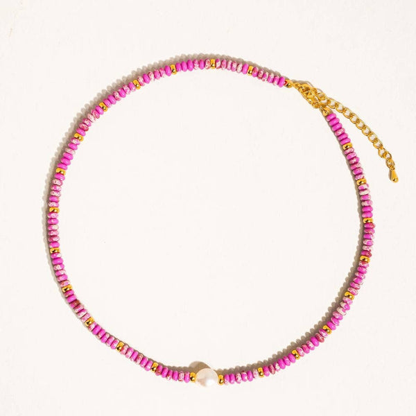 Millie Necklace - Purple