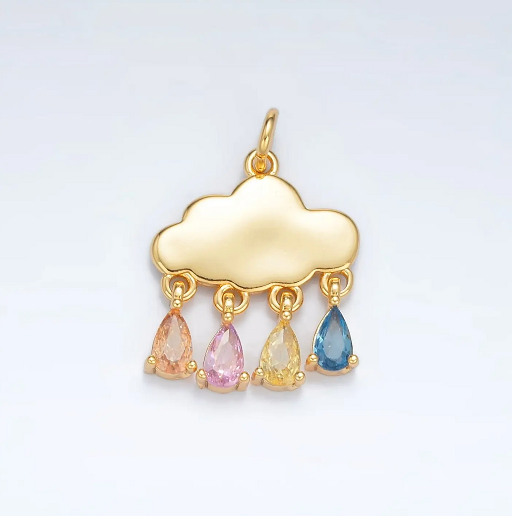 Pastel Weather Cloud Charm