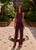 Bristol Mid-Rise Pant - Blackberry