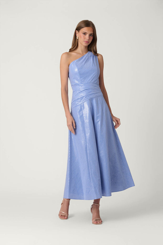 Shoshanna Midnight Nikki Dress - French Blue/Optic