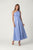 Shoshanna Midnight Nikki Dress - French Blue/Optic