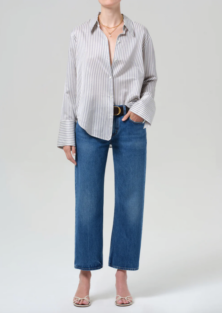 Faye Vintage Straight - Azure Blue