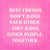 Mary Phillips Funny Cocktail Napkins - Best Friends Don't Judge
