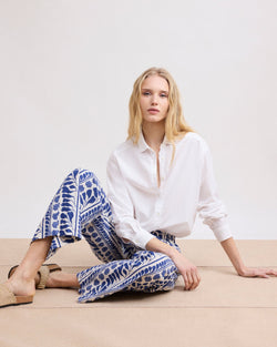 Palerme Pant - Blue Shell