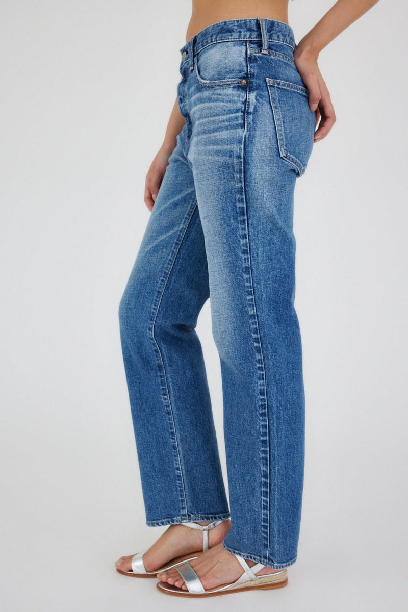 Moussy Willowen Straight - Blue