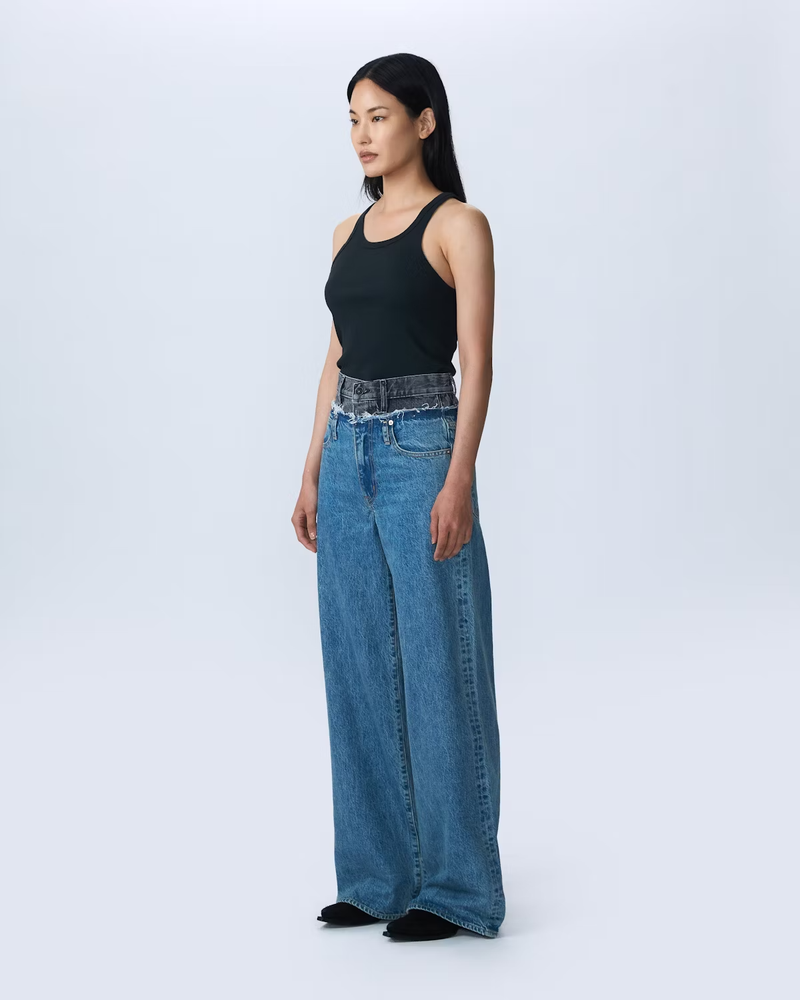 Re-Work Eva Double Waistband - Pacific Moon