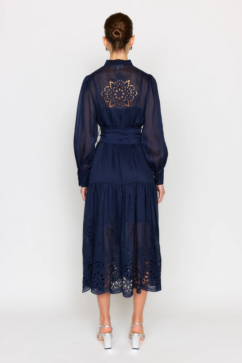 Raya Dress - Navy