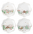 Berry & Thread North Pole Assorted Scalloped Desert/Salad Plate Set