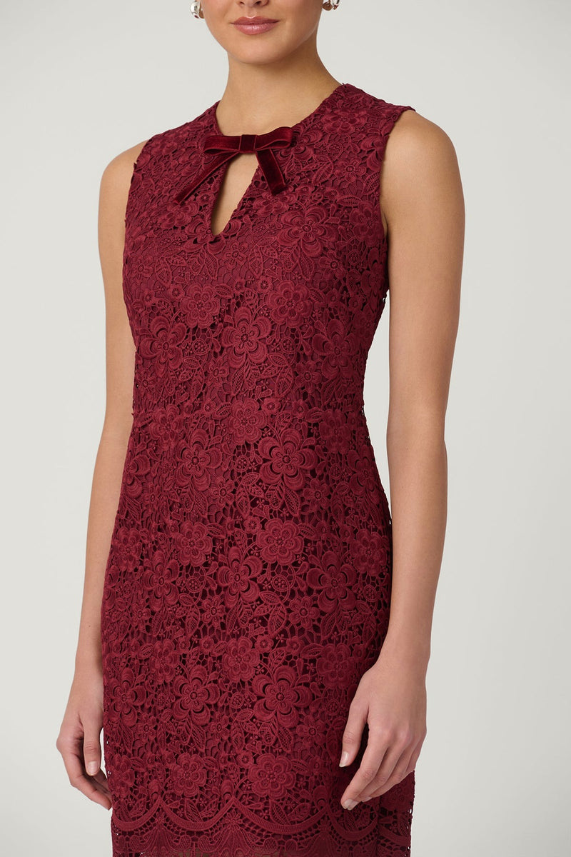 Shoshanna Mandi Dress - Burgundy
