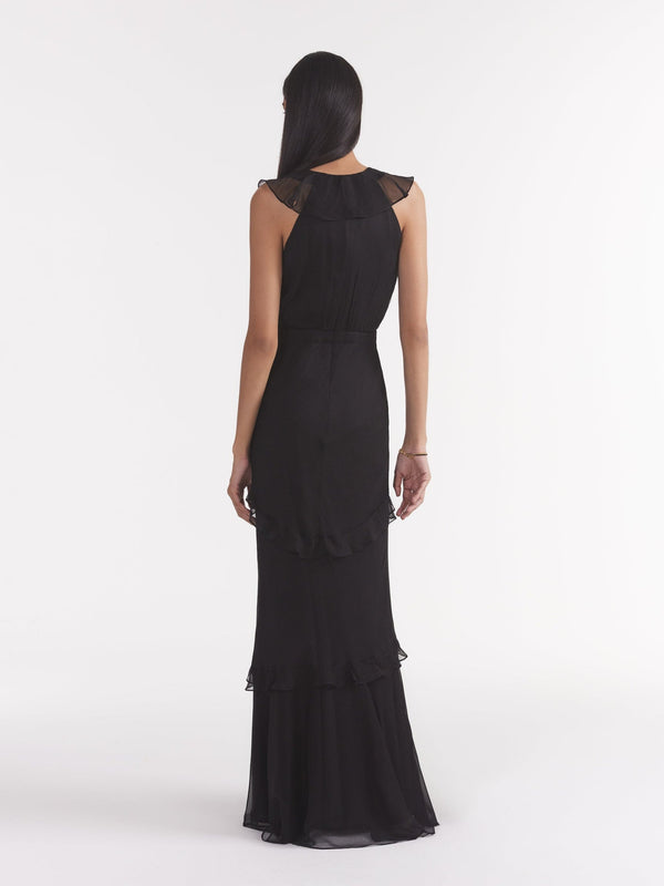 Saloni Rita Dress - Black