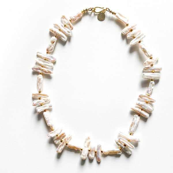 Roslyn Pearl Necklace