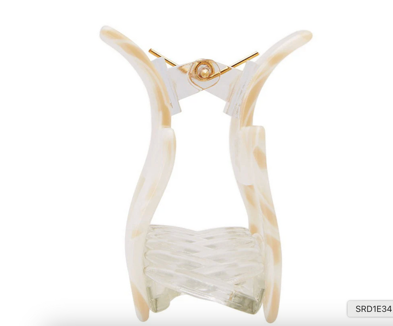 Large Cutout Rectangle Classic Jaw Clip