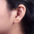 Fuck Script Stud Earring