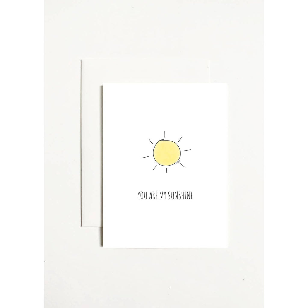 You Are My Sunshine Card