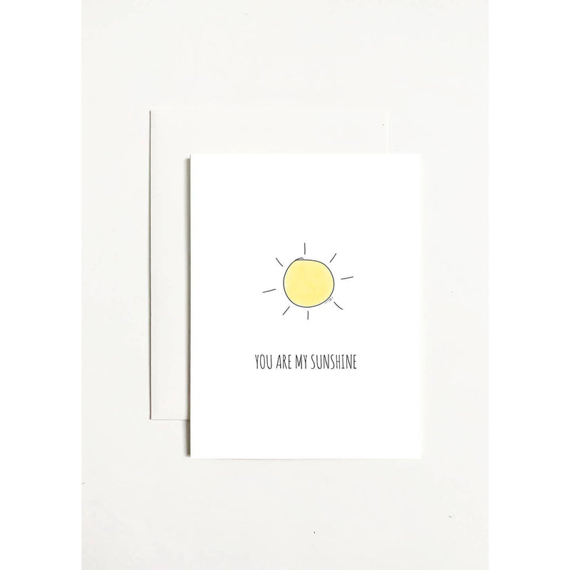 You Are My Sunshine Card