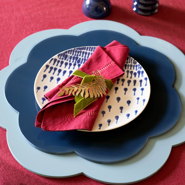 Lacquer Placemat Set - Navy