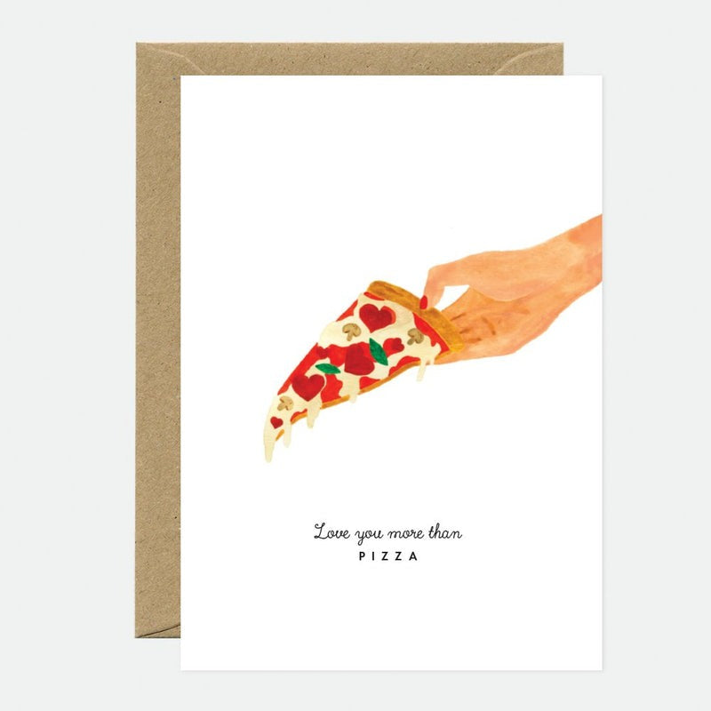 Love You Pizza Card