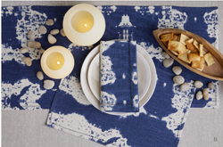 Watercolor Blue Napkin Set