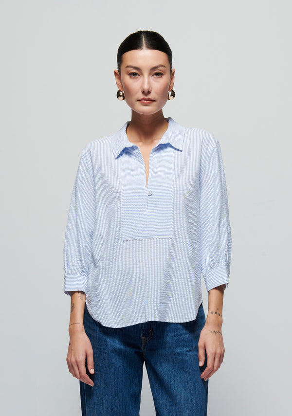 Everlee Stripe Shirt - Mini Stripe