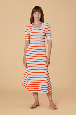 Ava Knit Dress - Capri Stripe