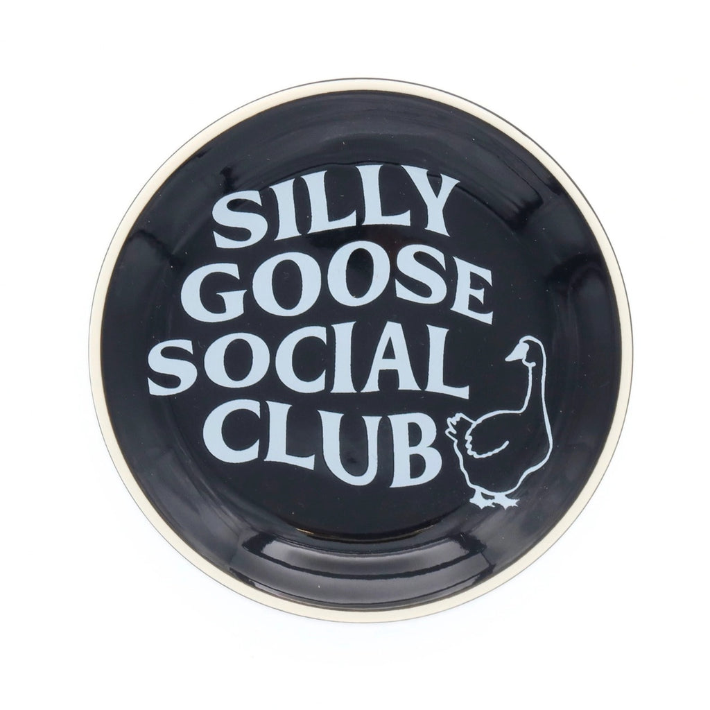 Silly Goose Social Club Round Trinket Tray