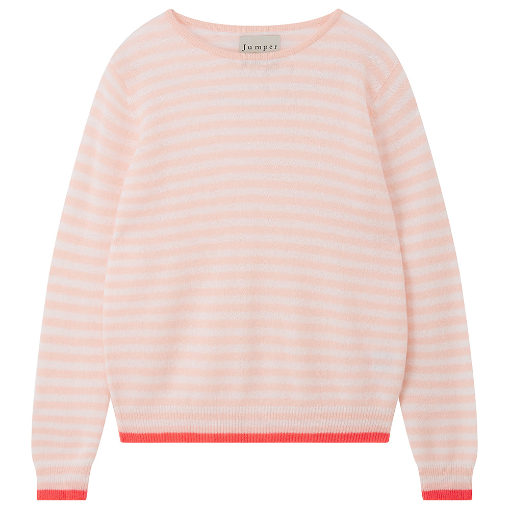 Tipped Little Stripe Crew