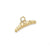 Cathalina Hair Claw - Gold