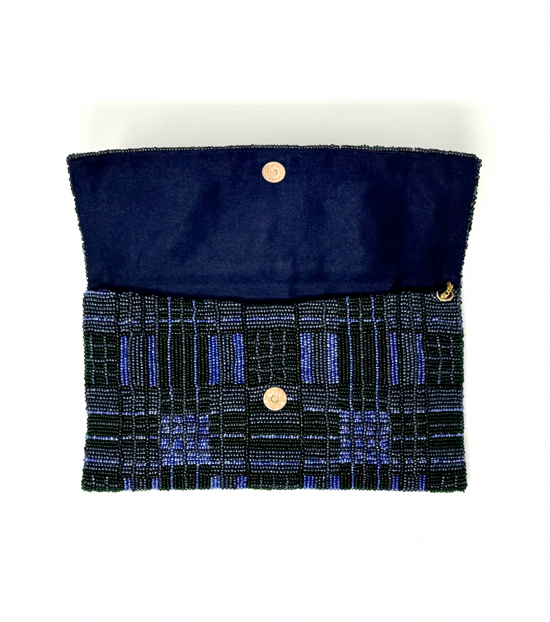 Small Plaid Foldover Clutch