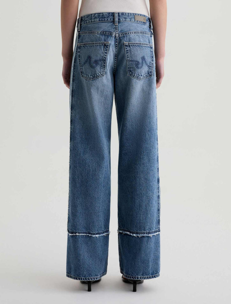 Adria Low Rise Paneled Wide Leg - Socialite