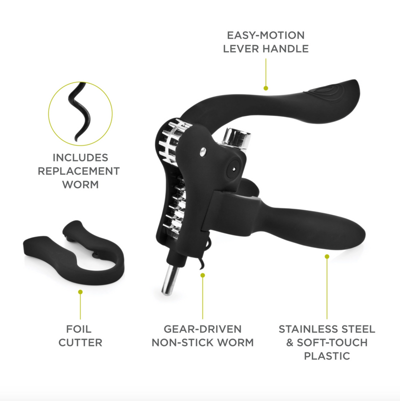 Virtuoso Soft-Touch Lever Corkscrew Set