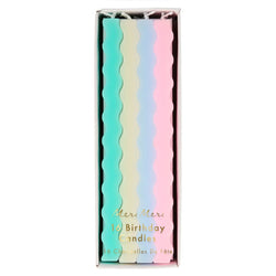 Meri Meri Pastel Wavy Candles