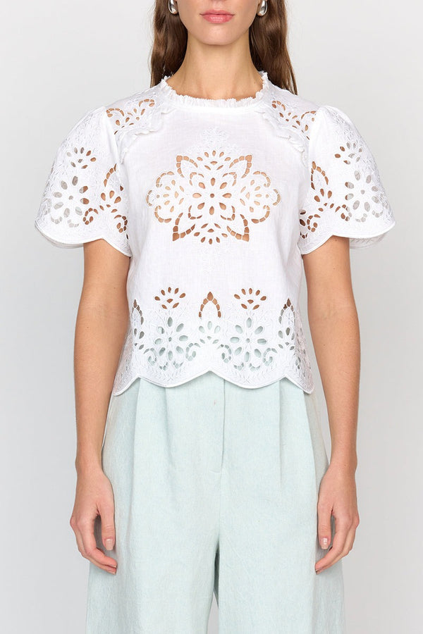 Delaney Top - White