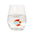 Tropical Fish Stemless Wine Glass