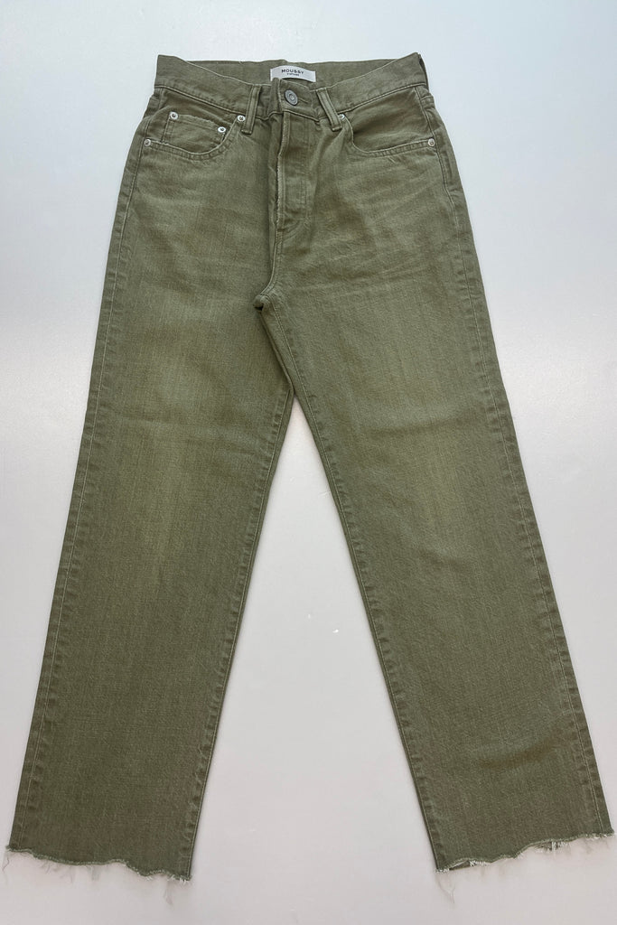 Sewaren Straight Crop - Khaki Green