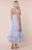 Juliet Dunn Printed Mirror Swing Dress - White/Blue