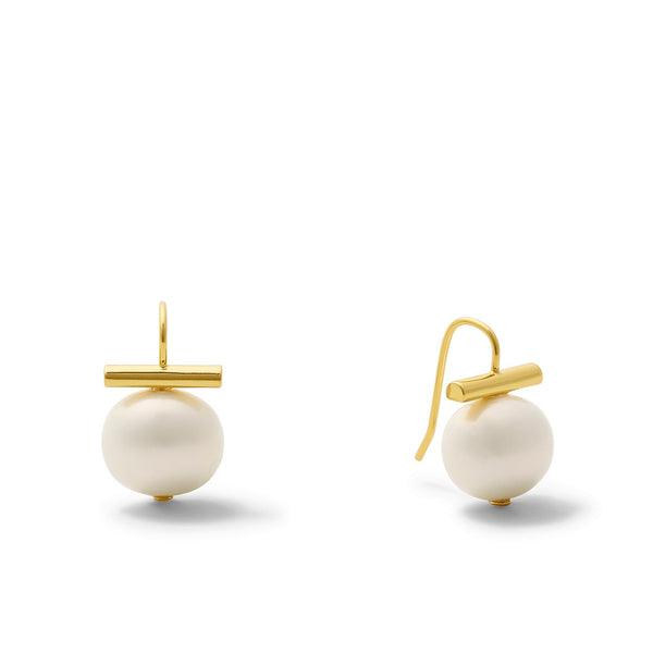 Classic Forever Fave Pebble Pearl Earrings - Medium