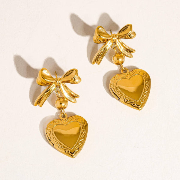 Heart Locket Earrings