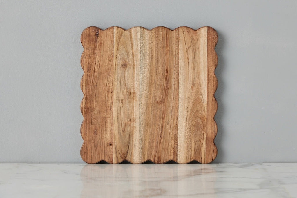 Square Scallop Cutting Board - Medium