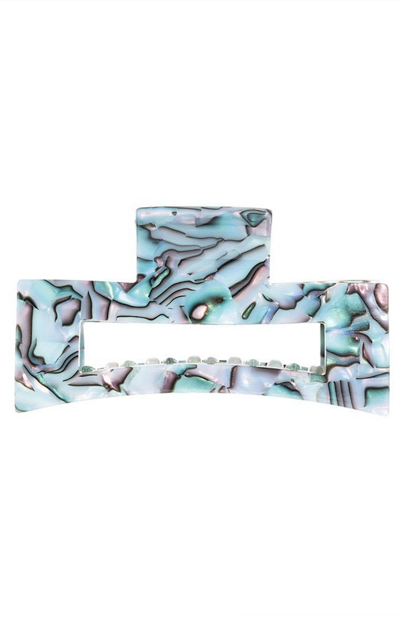 Large Cutout Rectangle Classic Jaw Clip