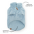 Foggy Dog Cornflower Blue Quarter-Zip Sherpa Dog Jacket
