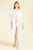 Positano Maxi Shirt Dress - Whte