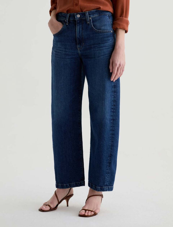 AG Jeans Hattie High Rise Barrel - VP Dynasty