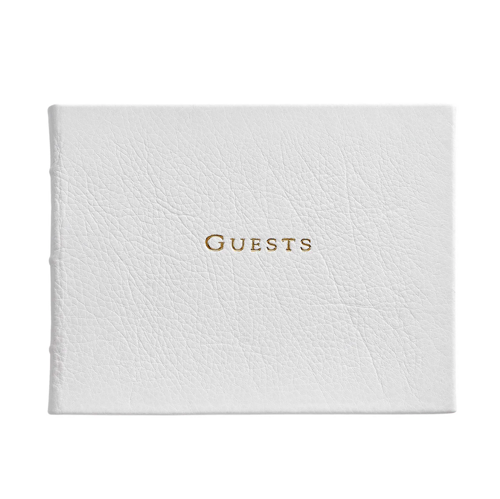 Graphic Image Leather Guest Book