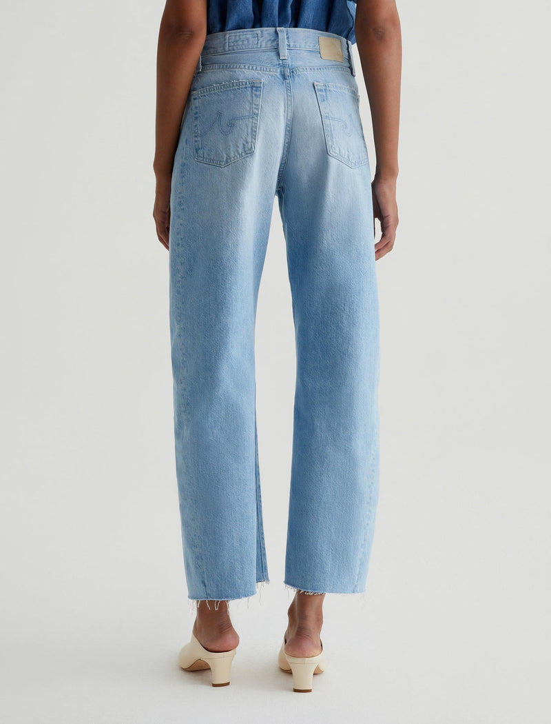 AG Jeans Hattie High-Rise Barrel Crop - Sunrise