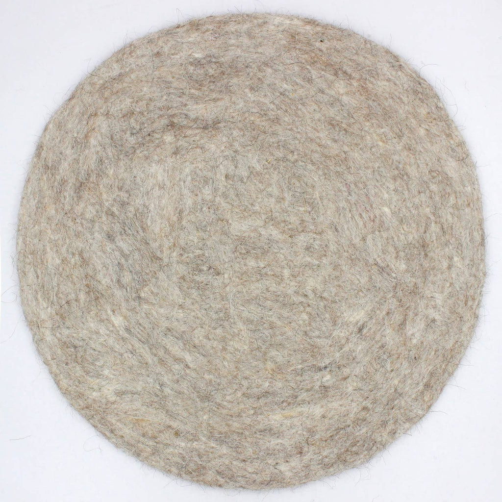 Round Wool Placemat Set