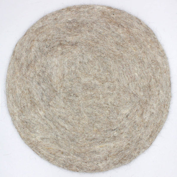 Round Wool Placemat Set