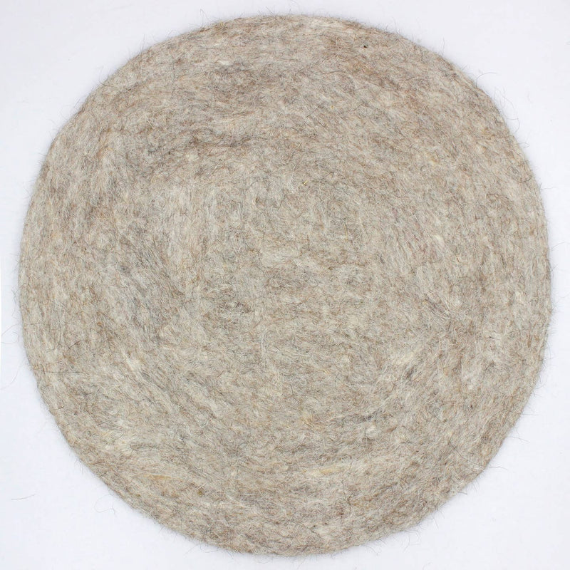 Round Wool Placemat Set