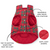 Foggy Dog Tartan Reversible Dog Jacket - Red