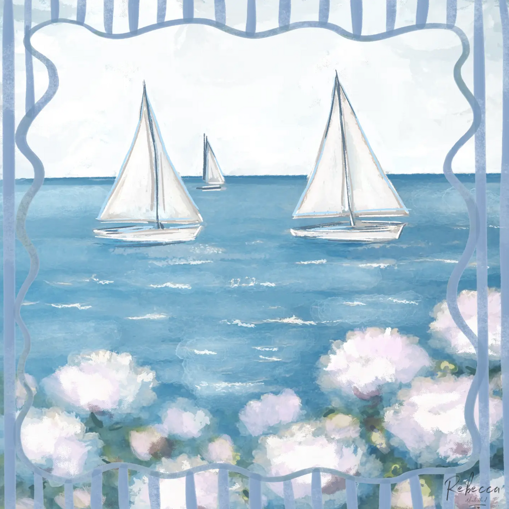 Sailboat Mahjong Mat