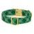 Emerald Plaid Dog Collar